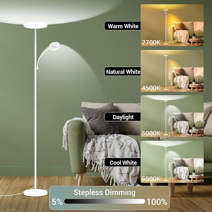 LED Room Lamp - Adjustable Reading Light